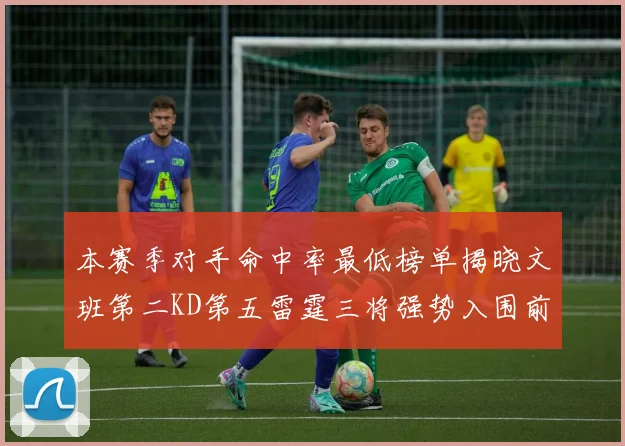 本赛季对手命中率最低榜单揭晓文班第二KD第五雷霆三将强势入围前十
